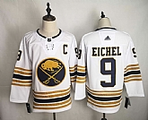 Sabres 9 Jack Eichel White 50th anniversary Adidas Jersey,baseball caps,new era cap wholesale,wholesale hats